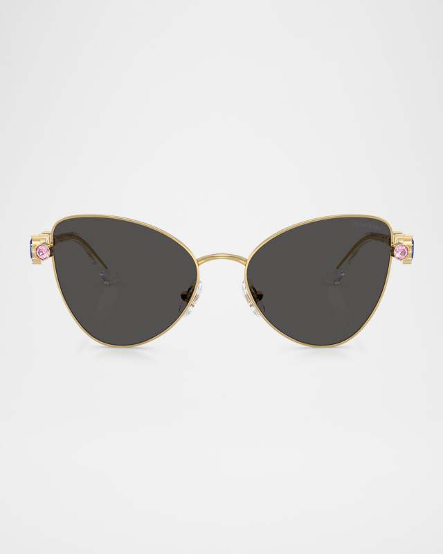 SK7034 Butterfly Crystalized Sunglasses